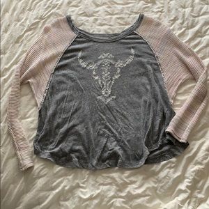 Free People, we the free top, size L